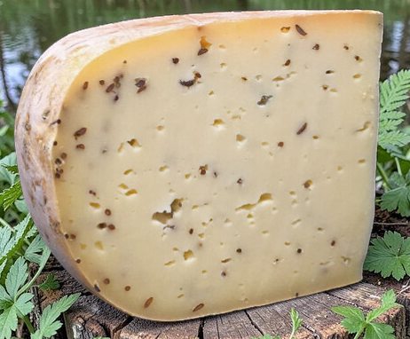 Tomme des Vosges fermière au lait cru entier au cumin - 250gr