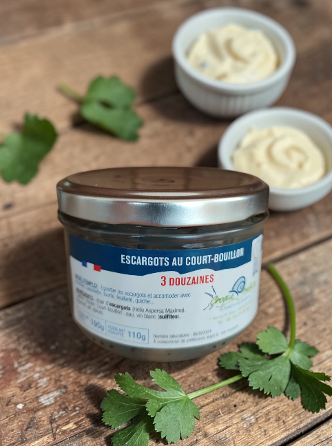 Escargots au court-bouillon – 3 douzaines (belle grosseur)