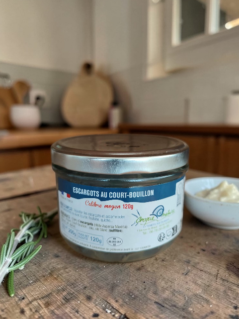 Escargots au court-bouillon moyen – 120 g
