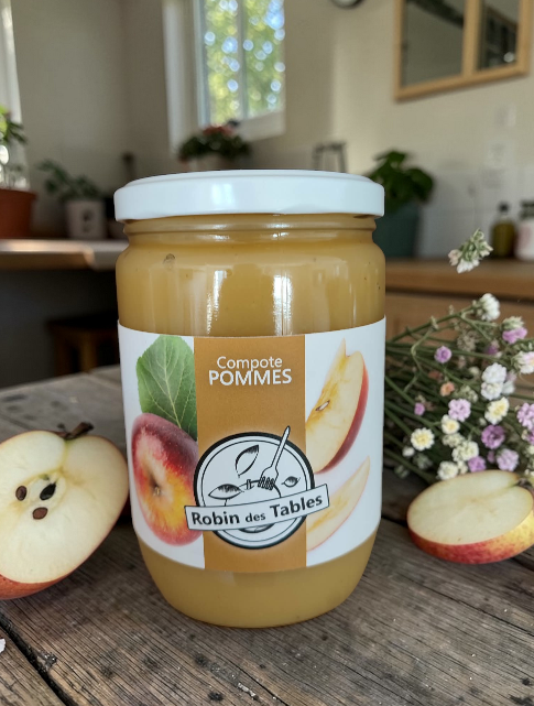 Compote de pomme Bio – 600g
